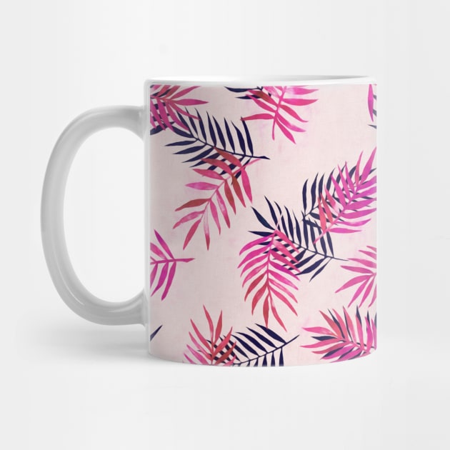 Pink Palm Pattern by micklyn